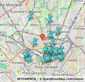 Mappa Via Carlo Imbonati, 20159 Milano MI, Italia (1.7685)