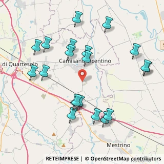 Mappa Strada Provinciale, 36043 Camisano Vicentino VI, Italia (4.445)