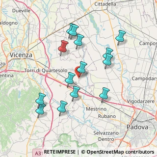 Mappa Strada Provinciale, 36043 Camisano Vicentino VI, Italia (7.33714)
