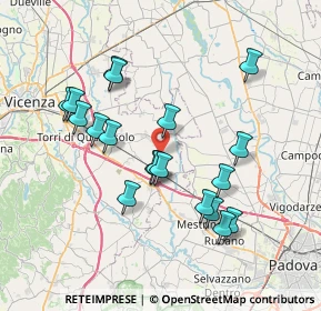 Mappa Strada Provinciale, 36043 Camisano Vicentino VI, Italia (7.11474)