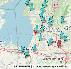 Mappa Via A. Della Scala, 37017 Lazise VR, Italia (8.6435)