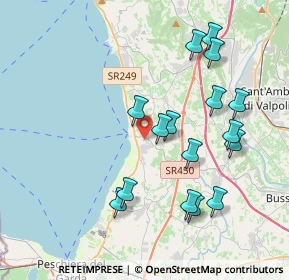 Mappa Via A. Della Scala, 37017 Lazise VR, Italia (3.93625)