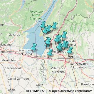 Mappa Via A. Della Scala, 37017 Lazise VR, Italia (8.945)