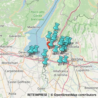 Mappa Via A. Della Scala, 37017 Lazise VR, Italia (9.6715)