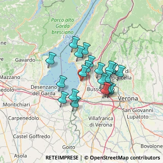 Mappa Via A. Della Scala, 37017 Lazise VR, Italia (10.131)