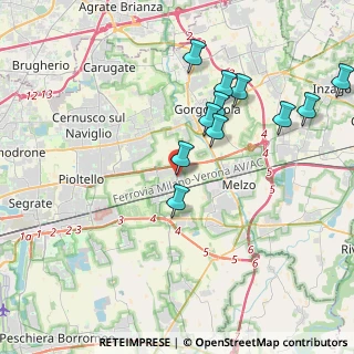 Mappa Via Molina, 20052 Vignate MI, Italia (3.92273)