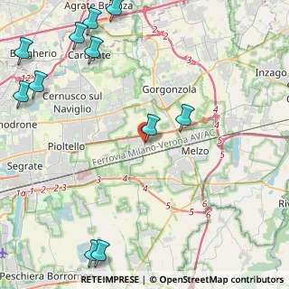 Mappa Via Molina, 20052 Vignate MI, Italia (6.70231)