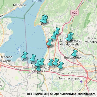 Mappa Via Casara, 37017 Lazise VR, Italia (7.30588)