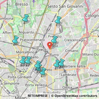 Mappa Via Rovigno, 20125 Milano MI, Italia (2.25636)