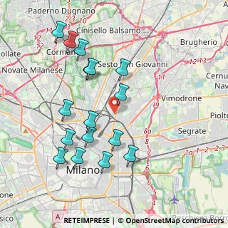 Mappa Via Rovigno, 20125 Milano MI, Italia (4.00875)