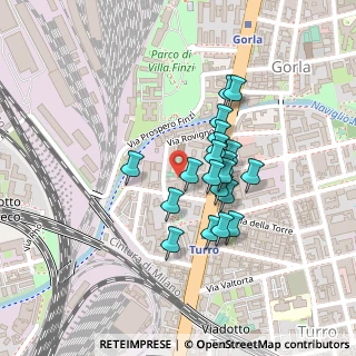 Mappa Via Rovigno, 20125 Milano MI, Italia (0.1675)