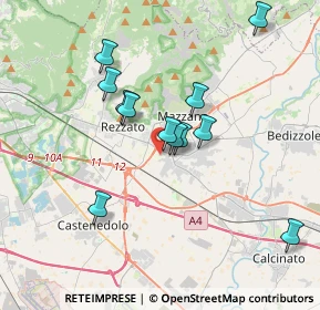 Mappa Via B. Castelli, 25080 Mazzano BS, Italia (3.21417)