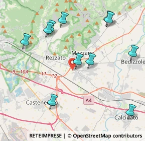 Mappa Via B. Castelli, 25080 Mazzano BS, Italia (4.74818)