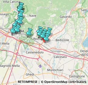 Mappa Via B. Castelli, 25080 Mazzano BS, Italia (8.1815)