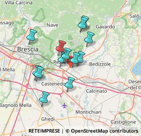 Mappa Via B. Castelli, 25080 Mazzano BS, Italia (5.76769)