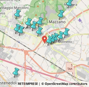 Mappa Via B. Castelli, 25080 Mazzano BS, Italia (1.92067)