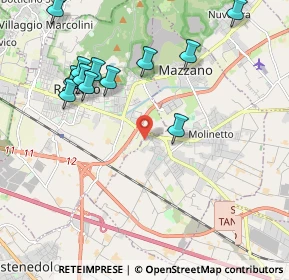 Mappa Via B. Castelli, 25080 Mazzano BS, Italia (2.23333)