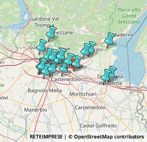 Mappa Via B. Castelli, 25080 Mazzano BS, Italia (10.77316)