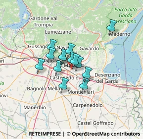 Mappa Via B. Castelli, 25080 Mazzano BS, Italia (8.22143)