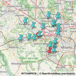 Mappa Via Cinque Giornate, 20010 Cornaredo MI, Italia (7.33474)