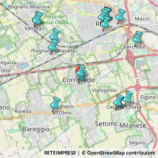 Mappa Via Cinque Giornate, 20010 Cornaredo MI, Italia (2.68882)