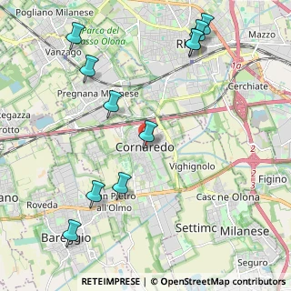 Mappa Via Cinque Giornate, 20010 Cornaredo MI, Italia (2.55364)