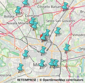 Mappa Via Trescorre Balneario, 20159 Milano MI, Italia (4.29333)