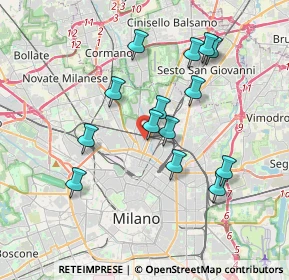 Mappa Via Trescorre Balneario, 20159 Milano MI, Italia (3.39357)