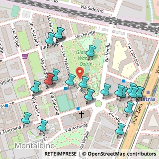 Mappa Via Trescorre Balneario, 20159 Milano MI, Italia (0.14)