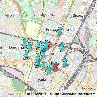 Mappa Via Trescorre Balneario, 20159 Milano MI, Italia (0.8395)
