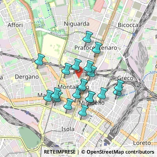 Mappa Via Trescorre Balneario, 20159 Milano MI, Italia (0.7765)