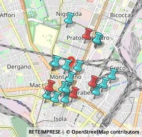Mappa Via Trescorre Balneario, 20159 Milano MI, Italia (0.8335)