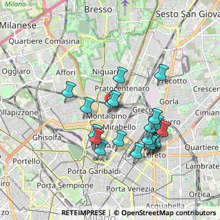 Mappa Via Trescorre Balneario, 20159 Milano MI, Italia (1.735)
