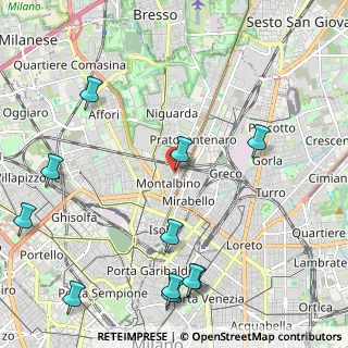Mappa Via Trescorre Balneario, 20159 Milano MI, Italia (2.84273)
