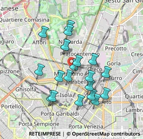 Mappa Via Trescorre Balneario, 20159 Milano MI, Italia (1.586)