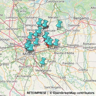 Mappa Via Friuli, 20052 Vignate MI, Italia (11.2845)