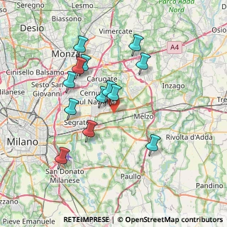 Mappa Via Friuli, 20060 Vignate MI, Italia (6.73692)
