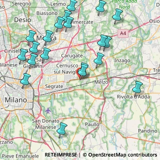 Mappa Via Friuli, 20052 Vignate MI, Italia (10.1085)
