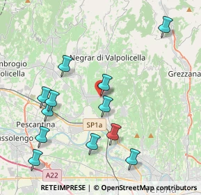 Mappa Via dei Carmelitani, 37024 Negrar VR, Italia (4.45667)