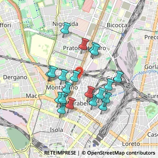 Mappa Via Intra, 20125 Milano MI, Italia (0.838)