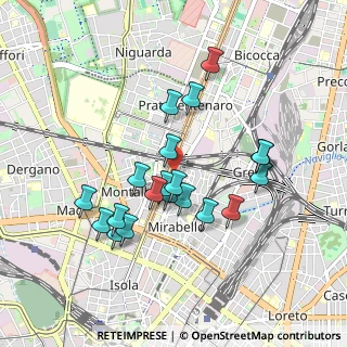 Mappa Via Intra, 20125 Milano MI, Italia (0.825)