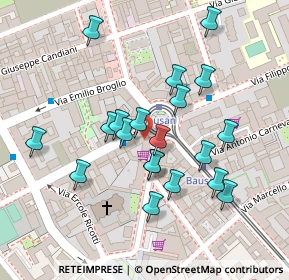 Mappa Piazza Giovanni Bausan, 20158 Milano MI, Italia (0.107)