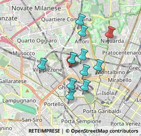 Mappa Piazza Giovanni Bausan, 20158 Milano MI, Italia (1.33583)