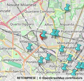 Mappa Piazza Giovanni Bausan, 20158 Milano MI, Italia (2.746)