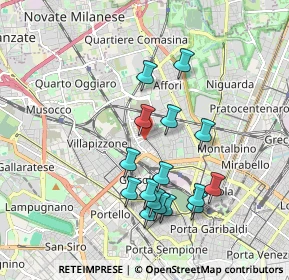 Mappa Piazza Giovanni Bausan, 20158 Milano MI, Italia (1.75875)