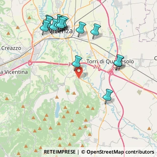 Mappa Via Giuseppe Ferrari, 36100 Vicenza VI, Italia (4.99188)