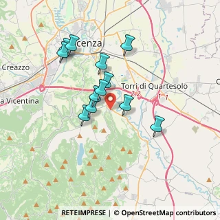 Mappa Via Giuseppe Ferrari, 36100 Vicenza VI, Italia (3.04917)