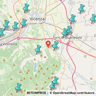 Mappa Via Giuseppe Ferrari, 36100 Vicenza VI, Italia (6.382)