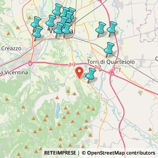 Mappa Via Giuseppe Ferrari, 36100 Vicenza VI, Italia (5.39143)