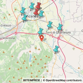 Mappa Via Giuseppe Ferrari, 36100 Vicenza VI, Italia (4.84364)